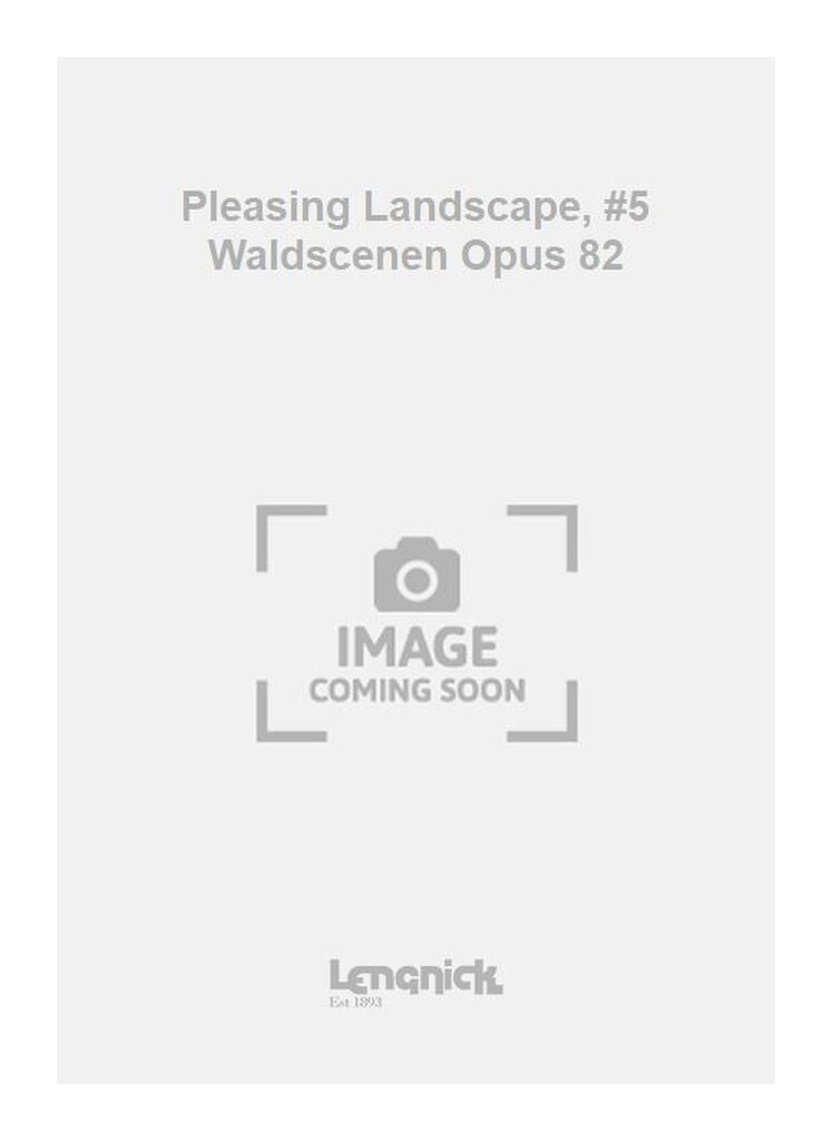 Pleasing Landscape, #5 Waldscenen Opus 82
